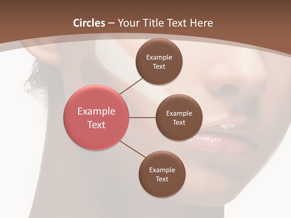 Beautiful White Female PowerPoint Template