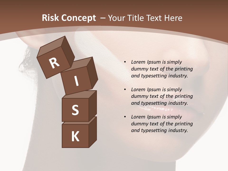 Beautiful White Female PowerPoint Template