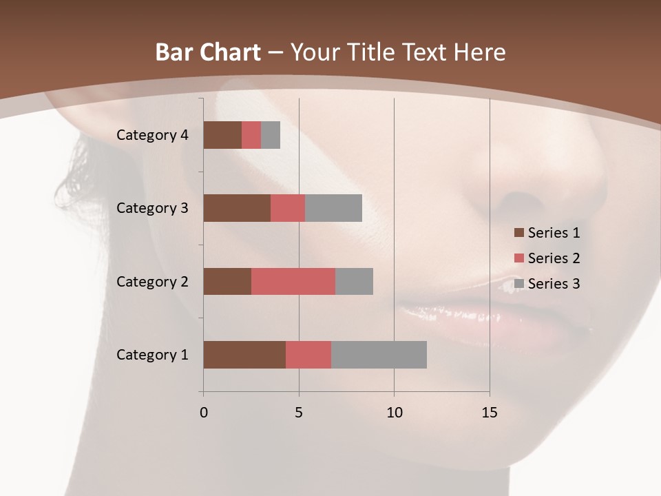 Beautiful White Female PowerPoint Template