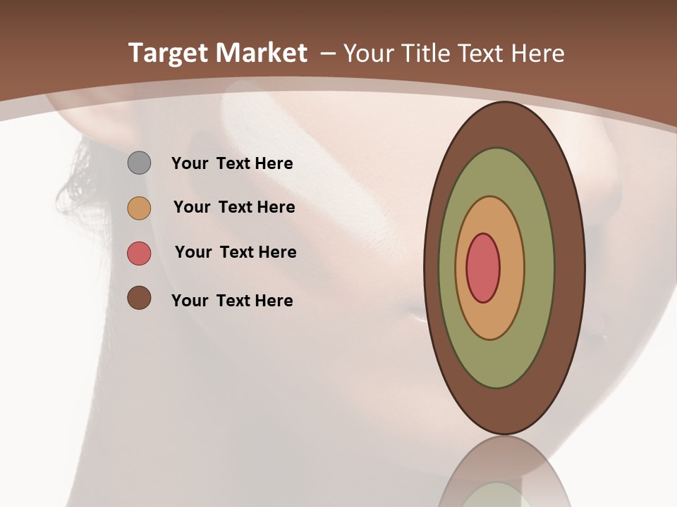 Beautiful White Female PowerPoint Template