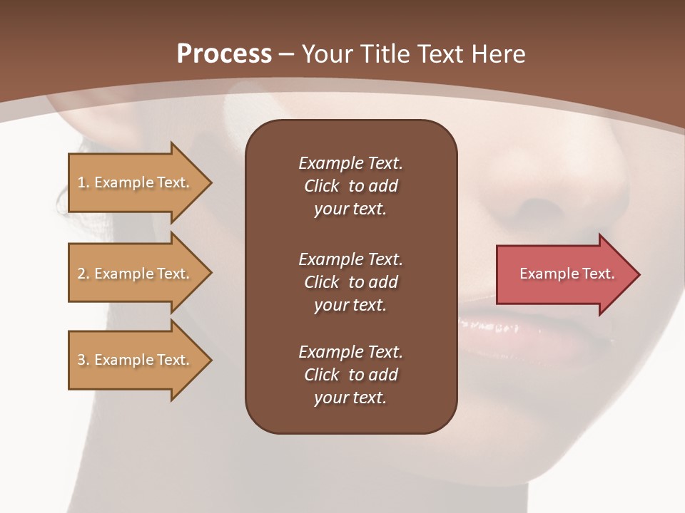 Beautiful White Female PowerPoint Template