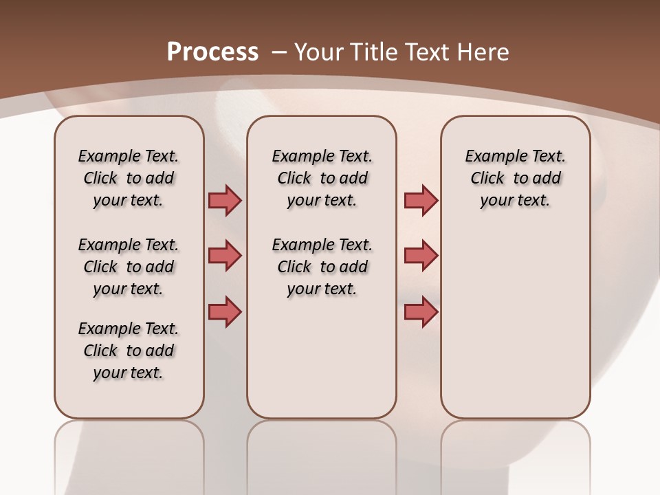 Beautiful White Female PowerPoint Template