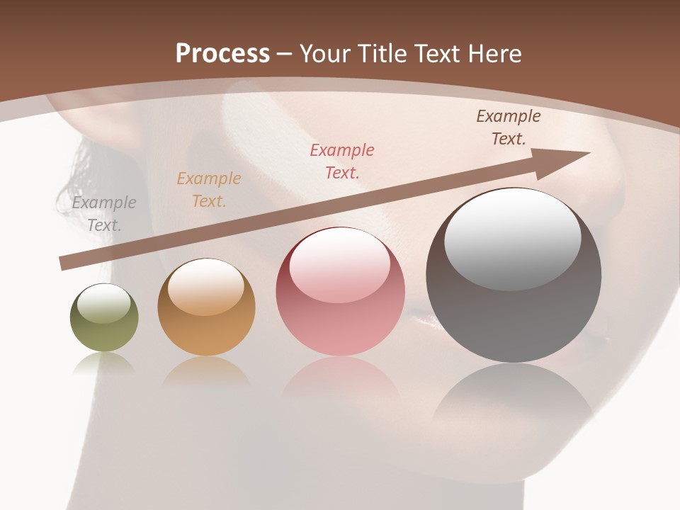 Beautiful White Female PowerPoint Template