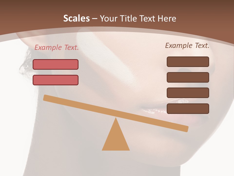 Beautiful White Female PowerPoint Template