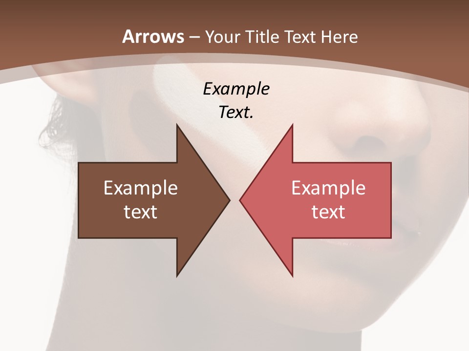 Beautiful White Female PowerPoint Template