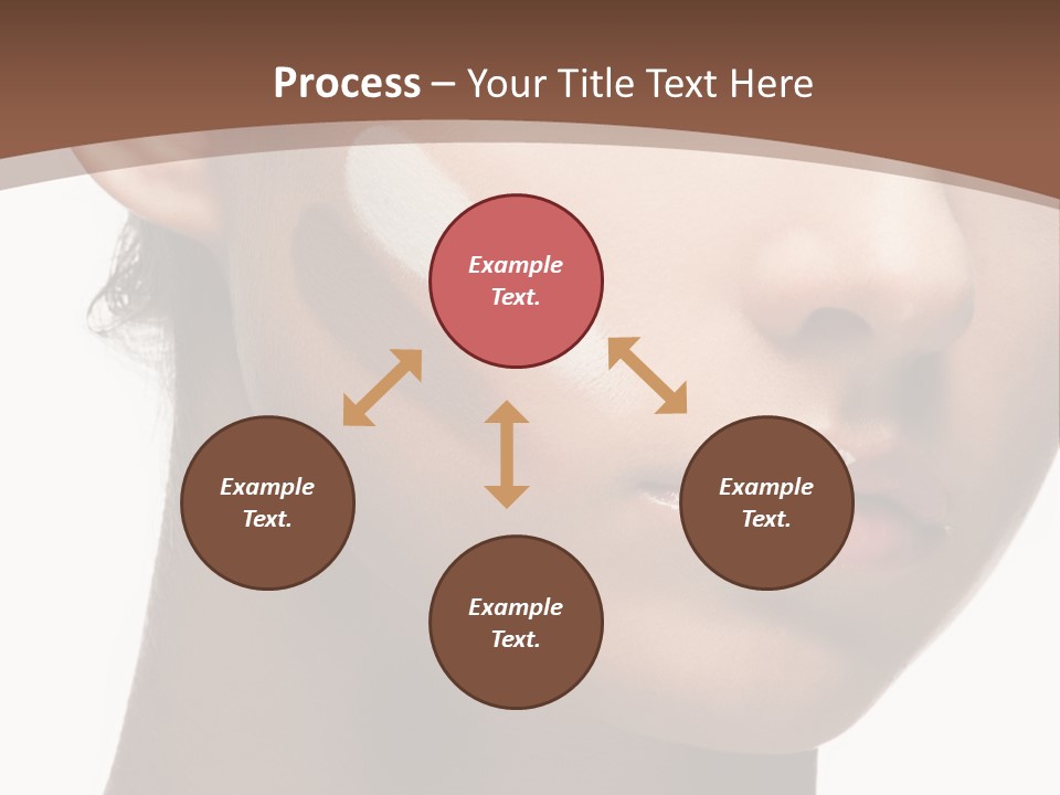 Beautiful White Female PowerPoint Template