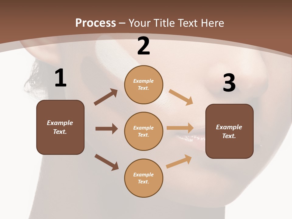 Beautiful White Female PowerPoint Template