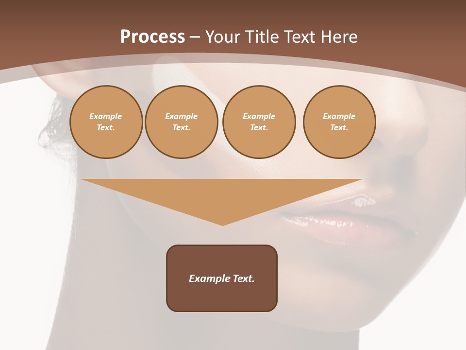 Beautiful White Female PowerPoint Template