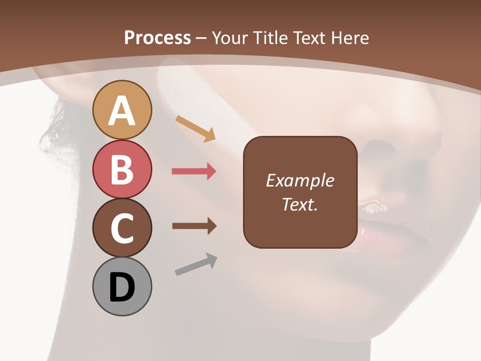 Beautiful White Female PowerPoint Template