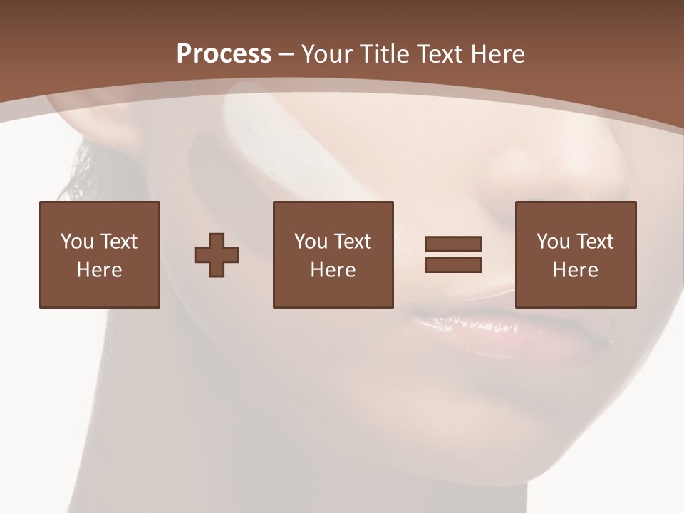 Beautiful White Female PowerPoint Template