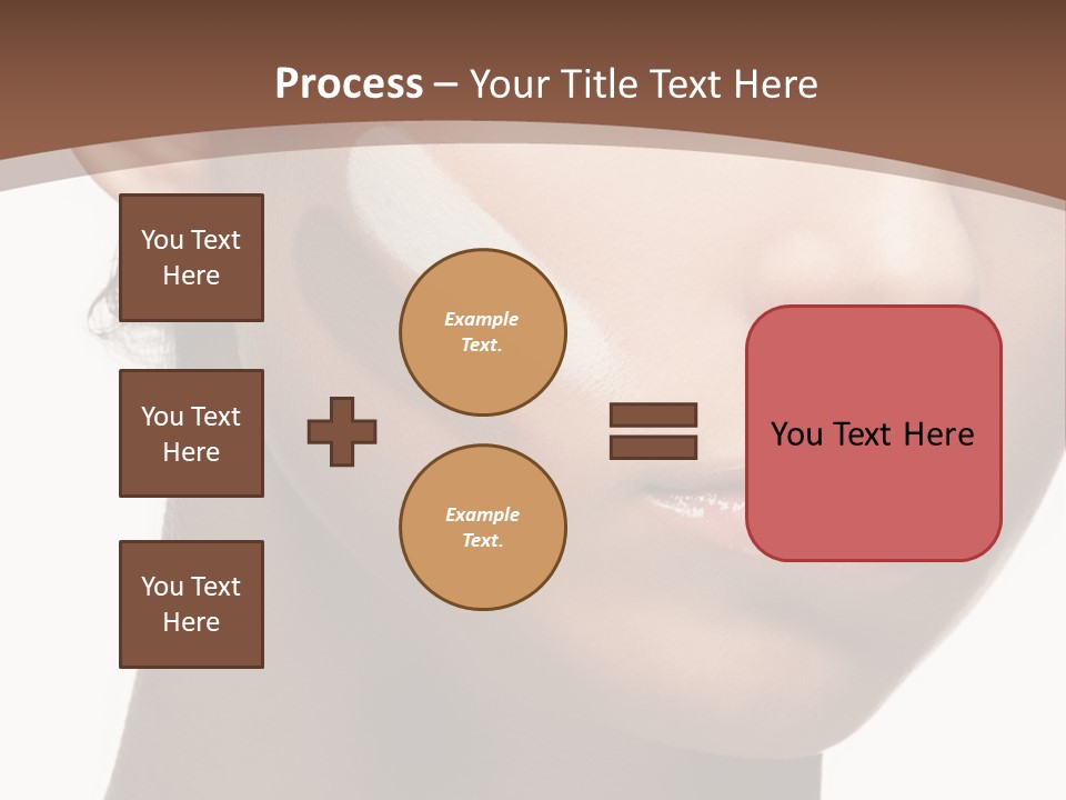 Beautiful White Female PowerPoint Template