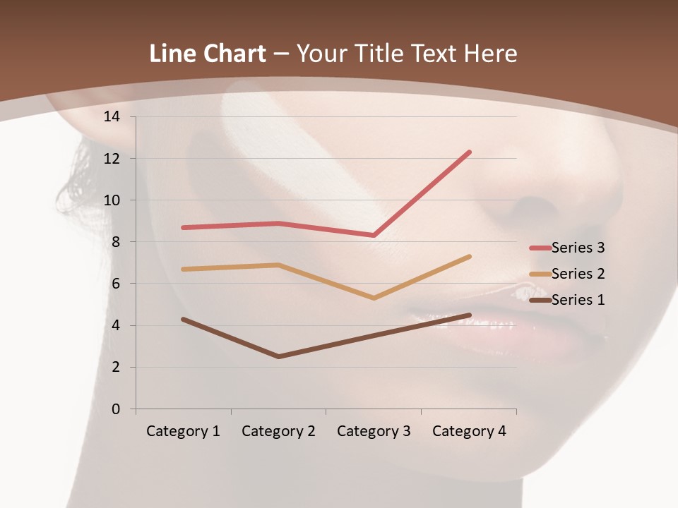 Beautiful White Female PowerPoint Template