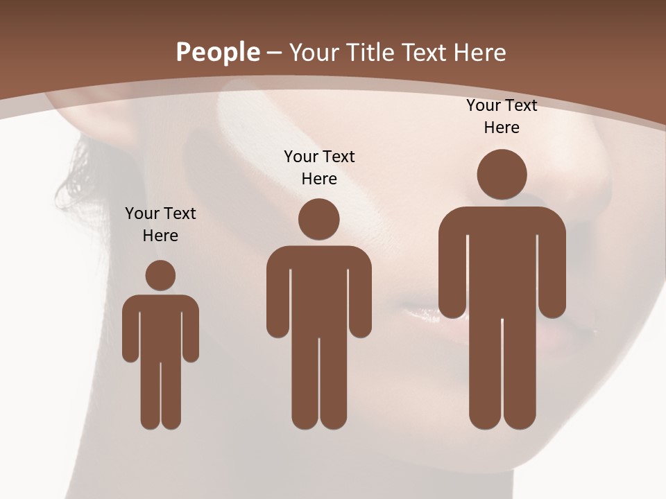 Beautiful White Female PowerPoint Template