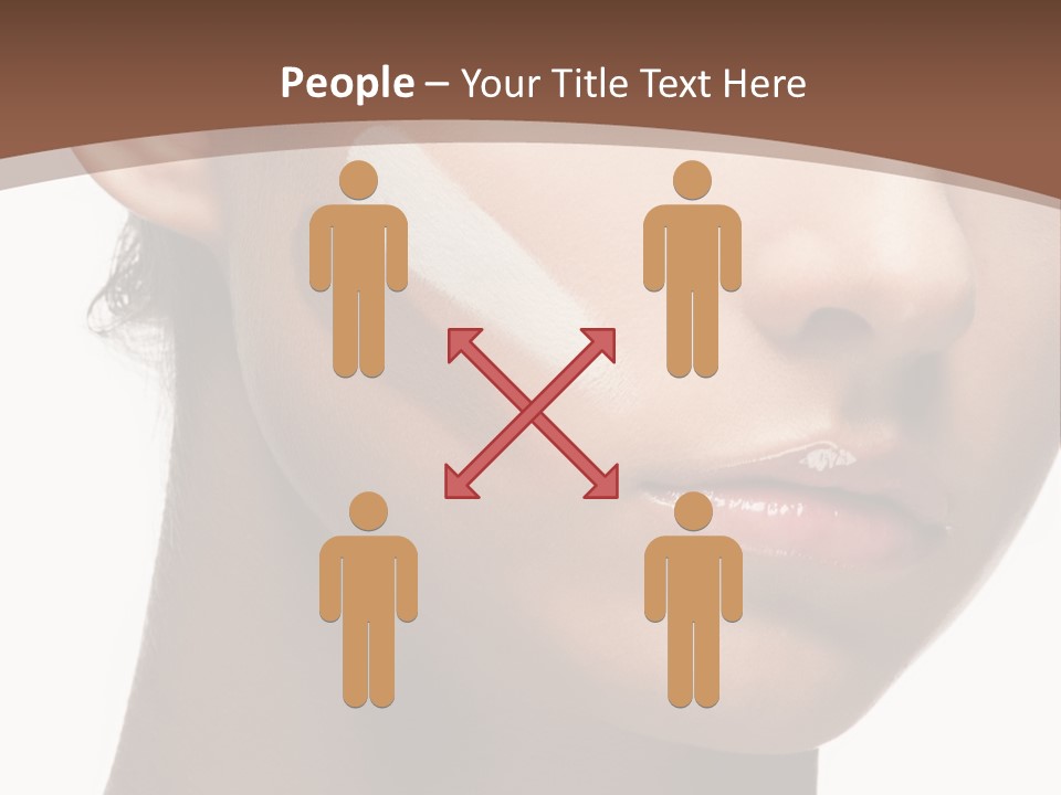 Beautiful White Female PowerPoint Template