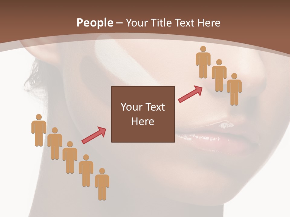 Beautiful White Female PowerPoint Template