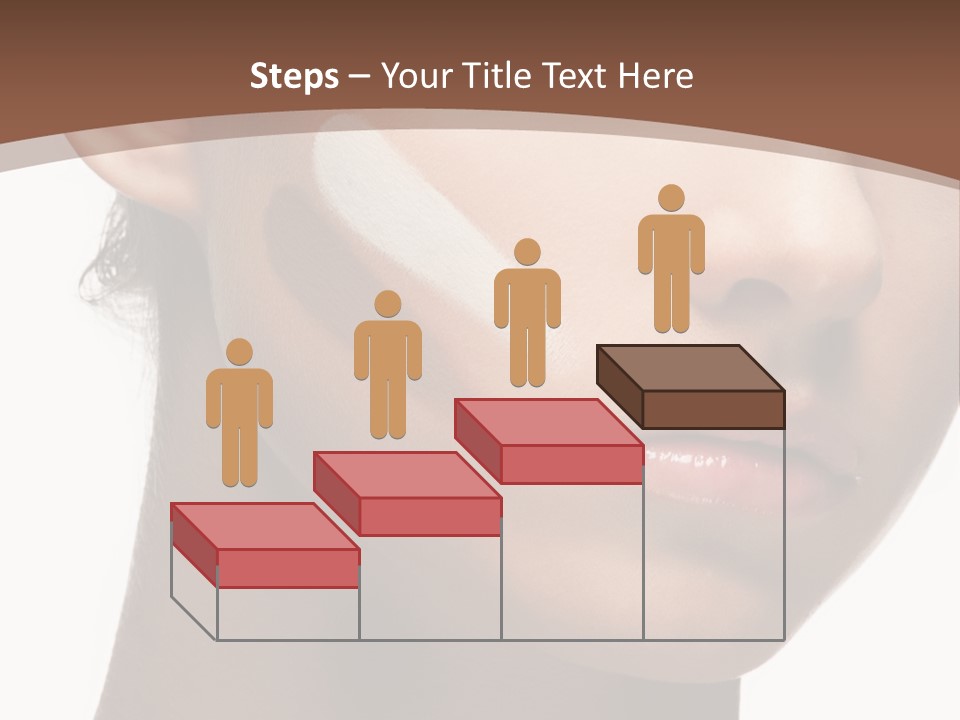 Beautiful White Female PowerPoint Template