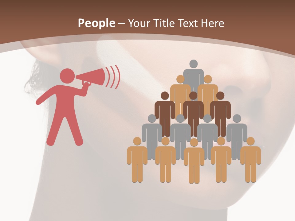 Beautiful White Female PowerPoint Template