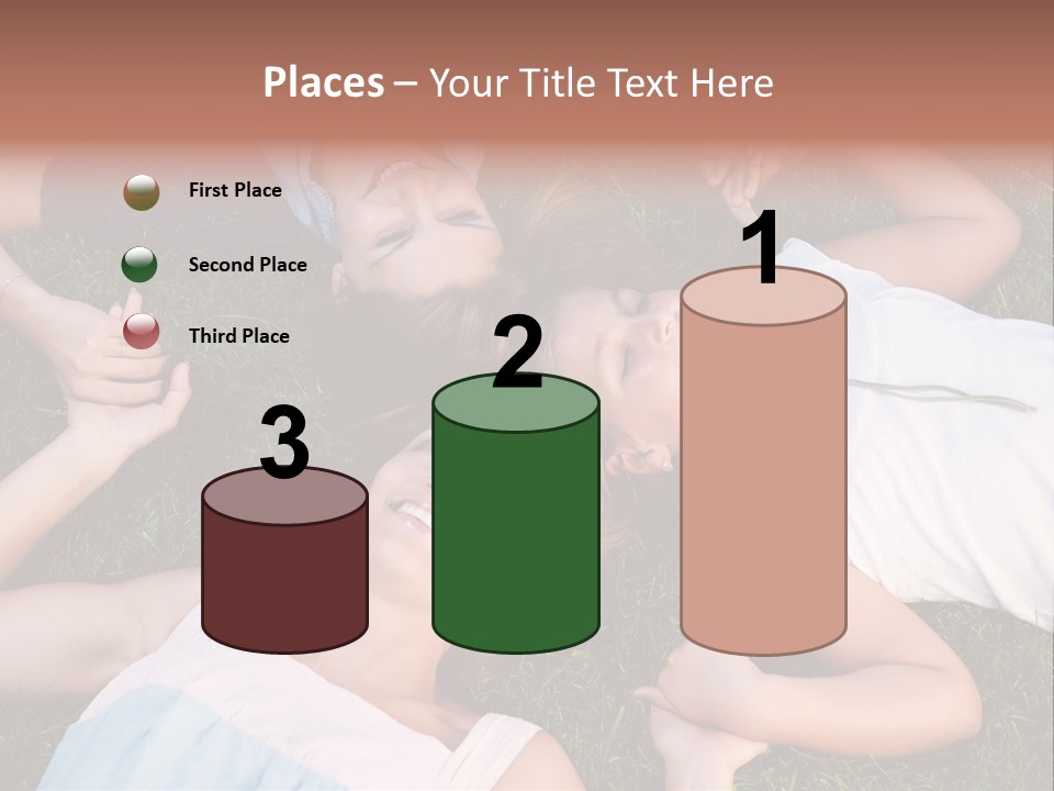 Green Friend Outside PowerPoint Template