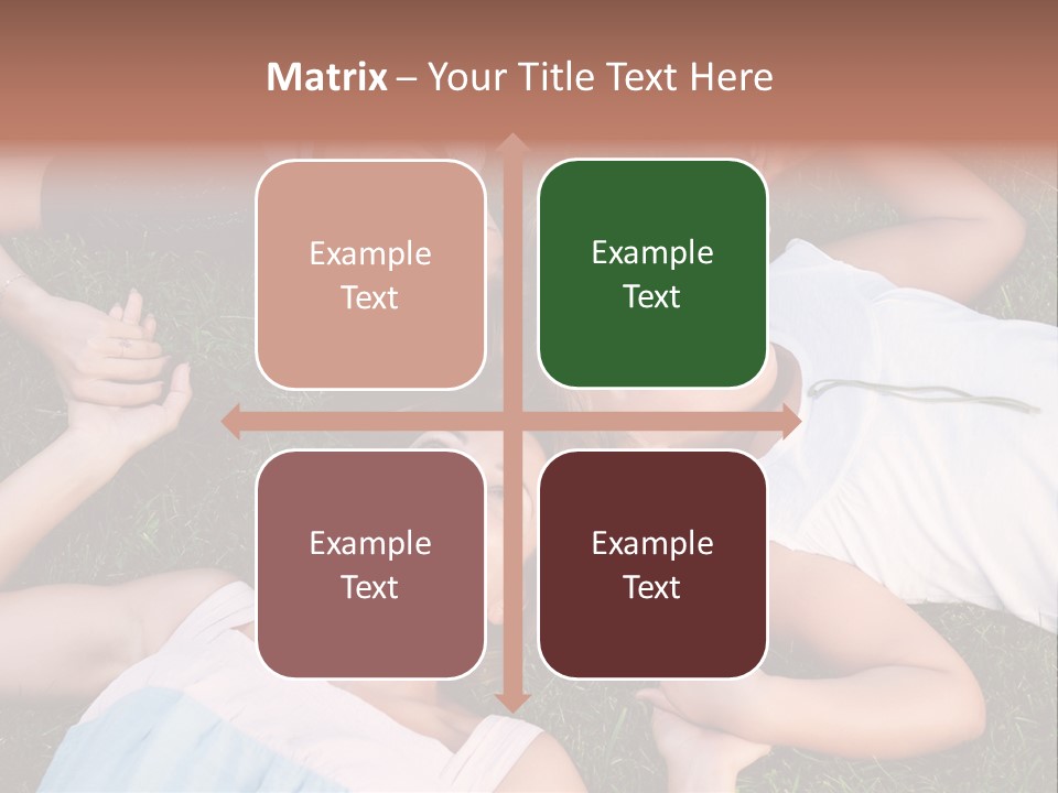 Green Friend Outside PowerPoint Template