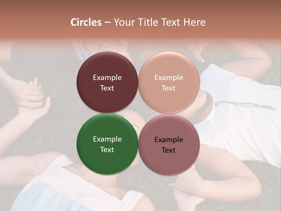 Green Friend Outside PowerPoint Template