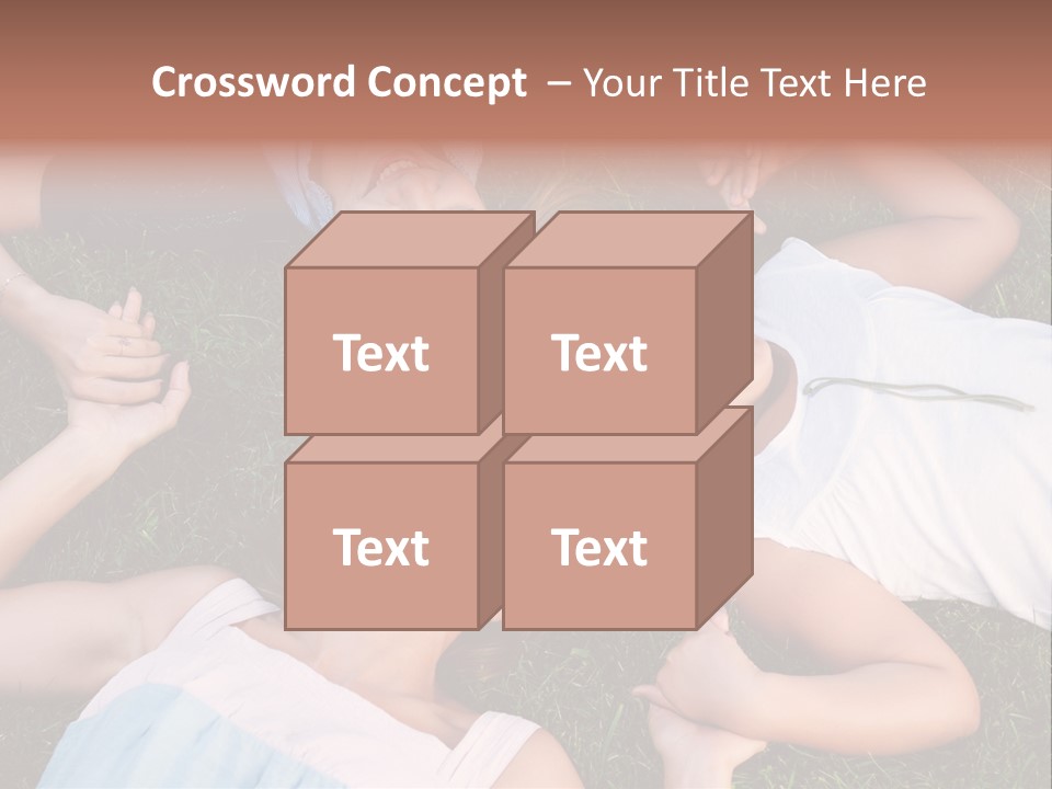Green Friend Outside PowerPoint Template