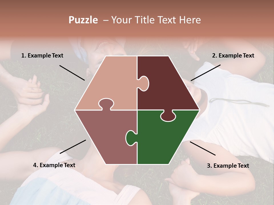 Green Friend Outside PowerPoint Template