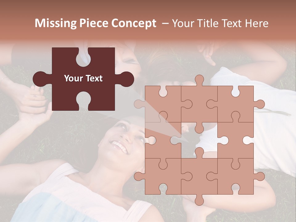 Green Friend Outside PowerPoint Template