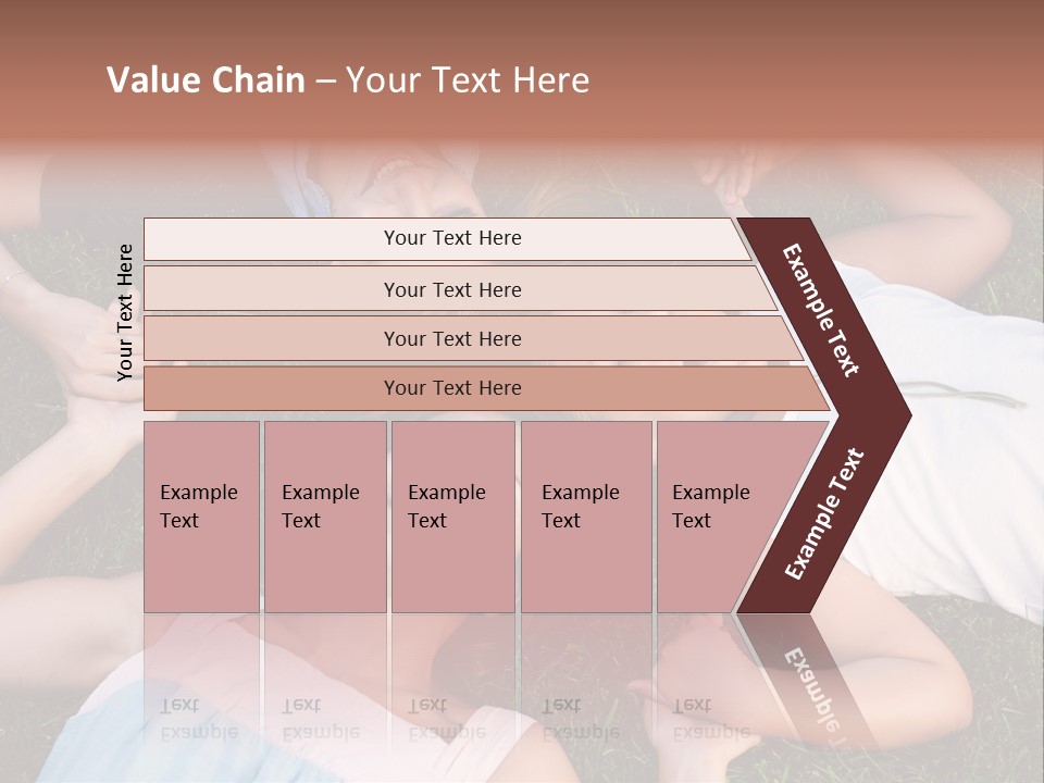 Green Friend Outside PowerPoint Template