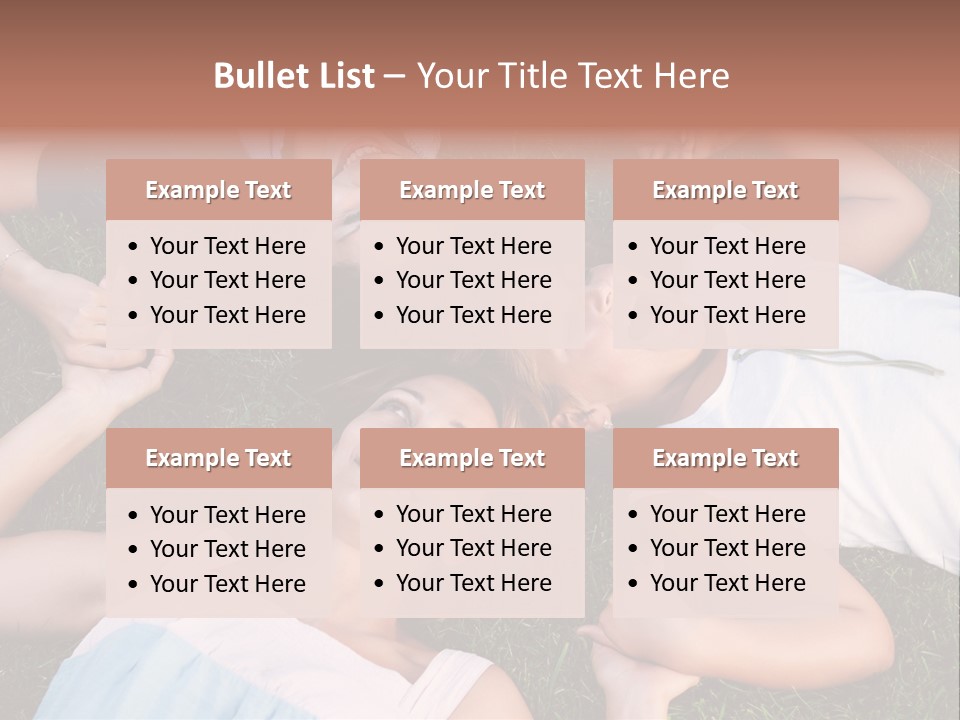 Green Friend Outside PowerPoint Template