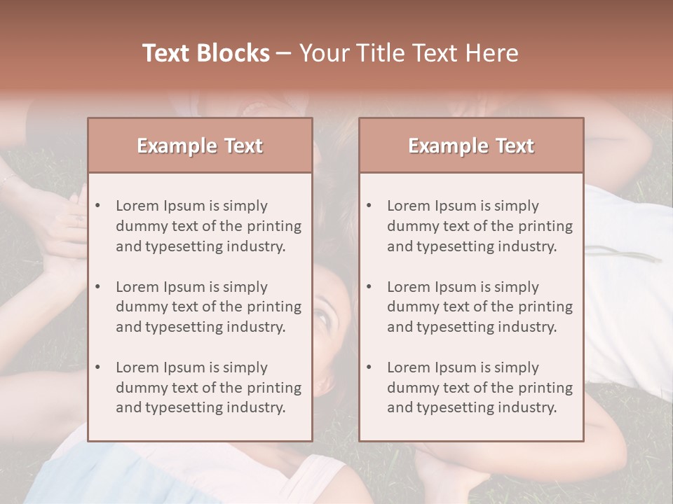Green Friend Outside PowerPoint Template