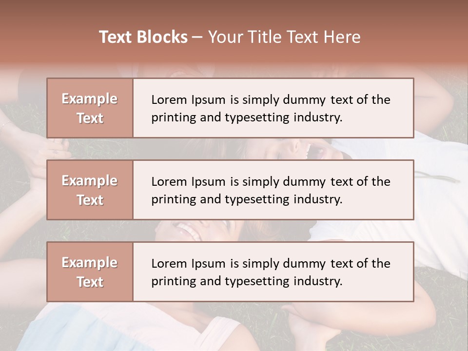 Green Friend Outside PowerPoint Template