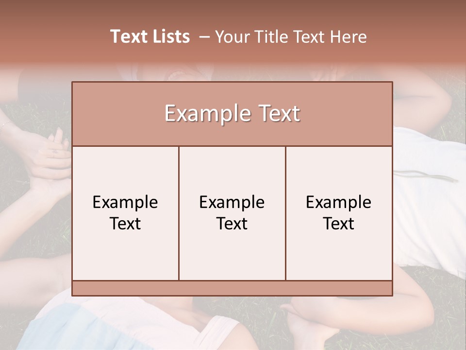 Green Friend Outside PowerPoint Template