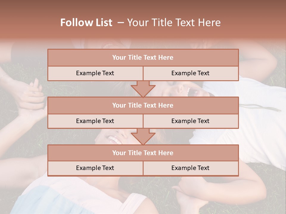 Green Friend Outside PowerPoint Template