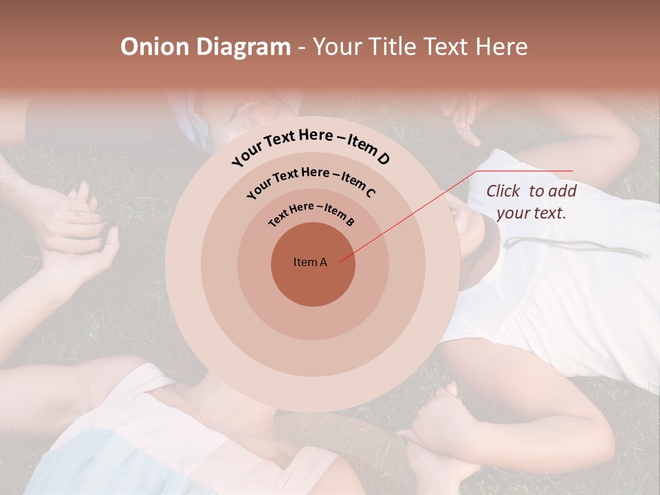 Green Friend Outside PowerPoint Template