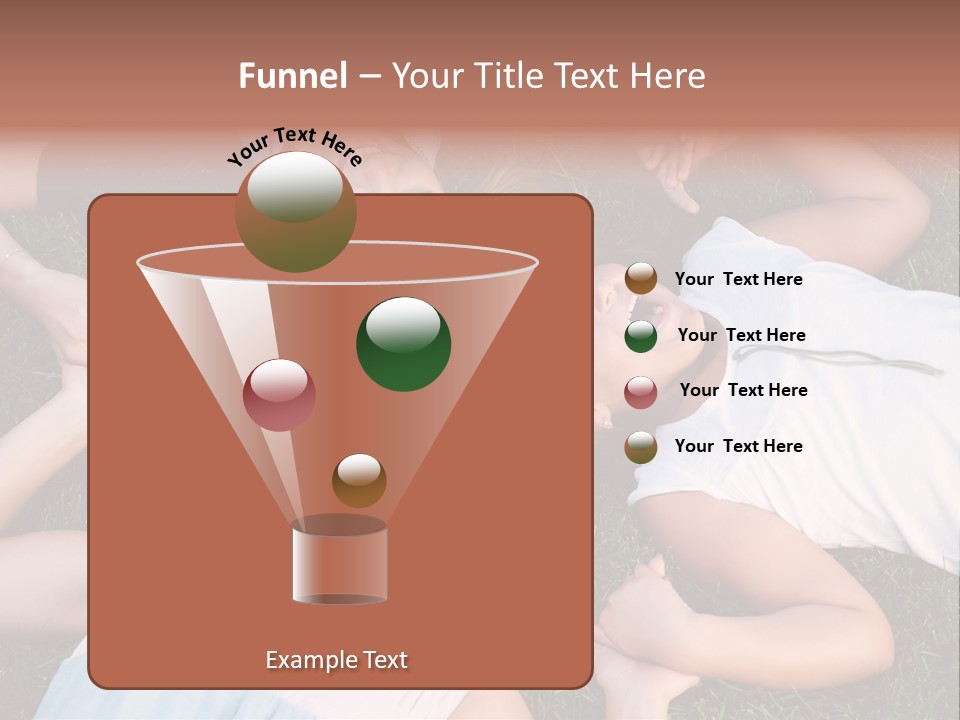 Green Friend Outside PowerPoint Template