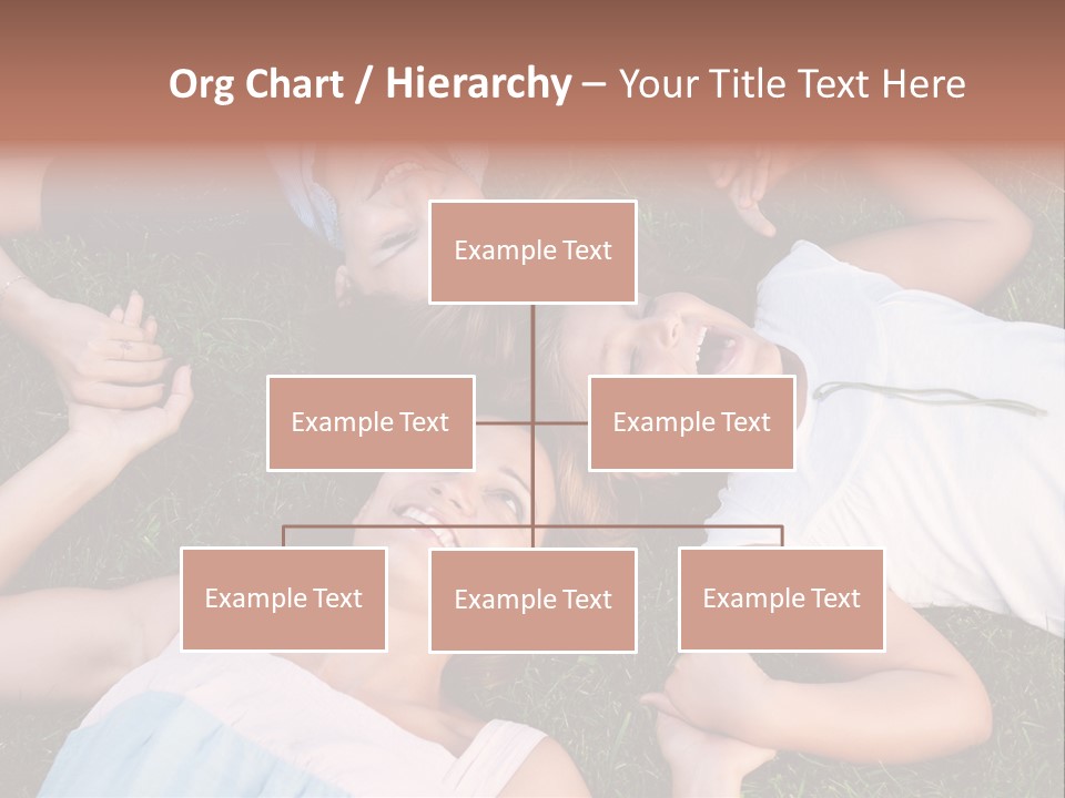Green Friend Outside PowerPoint Template