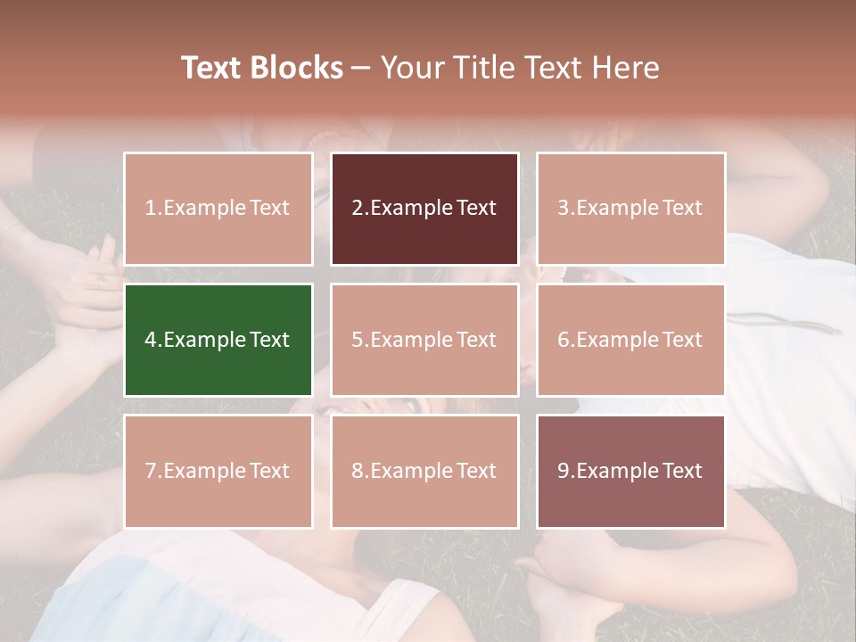 Green Friend Outside PowerPoint Template