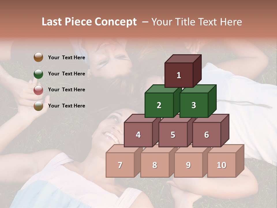 Green Friend Outside PowerPoint Template