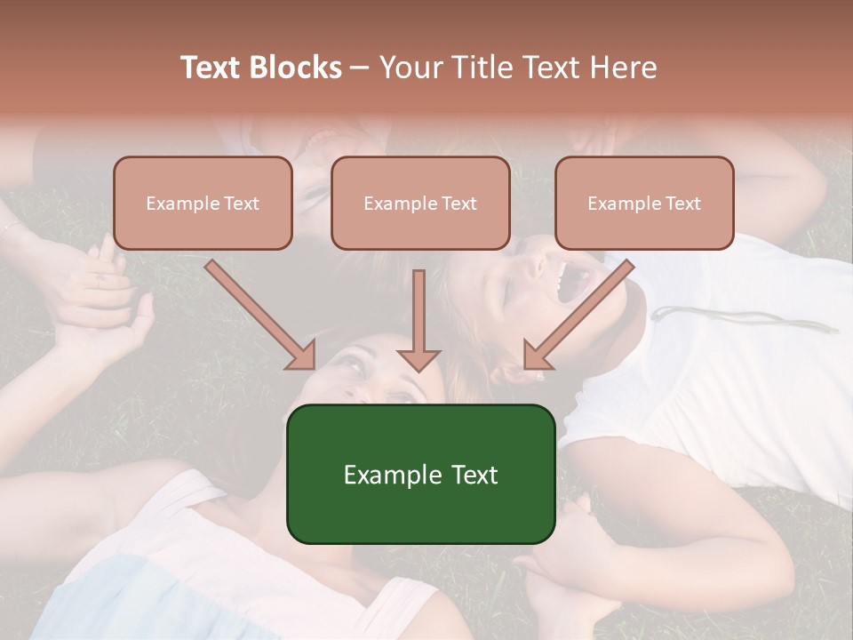 Green Friend Outside PowerPoint Template