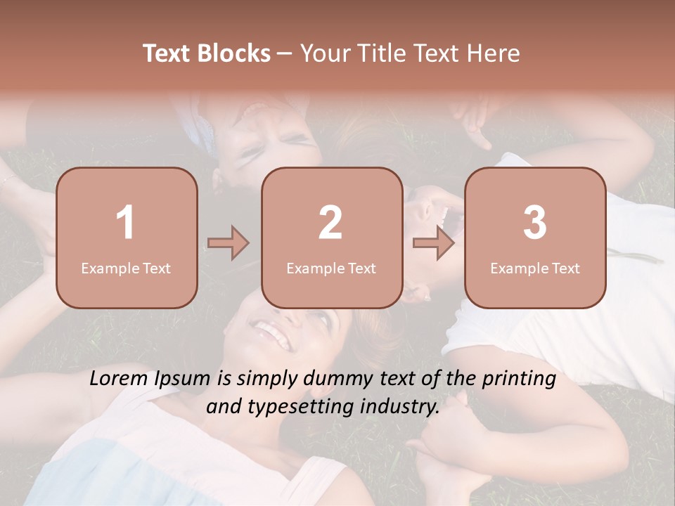 Green Friend Outside PowerPoint Template