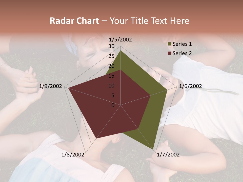 Green Friend Outside PowerPoint Template