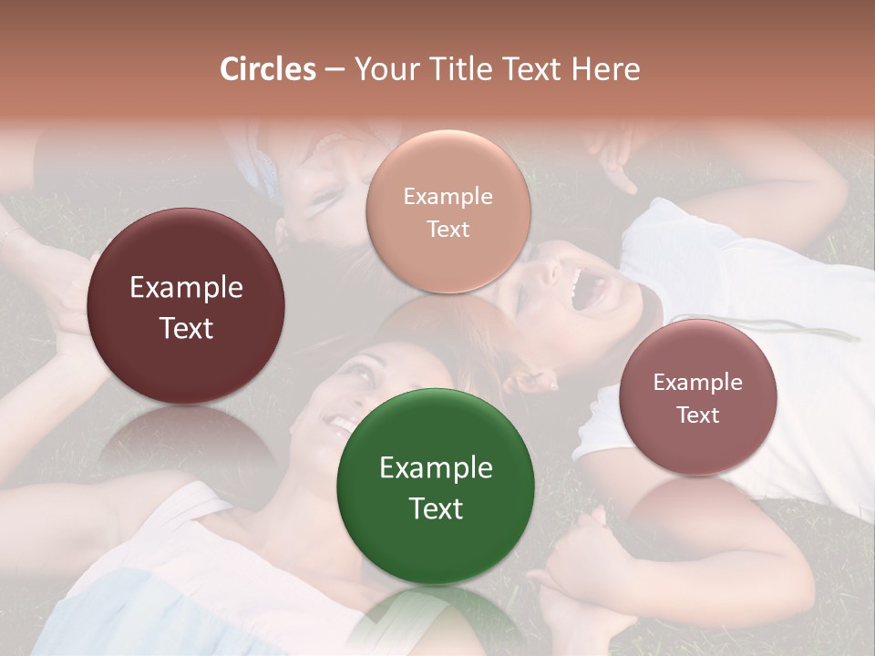 Green Friend Outside PowerPoint Template