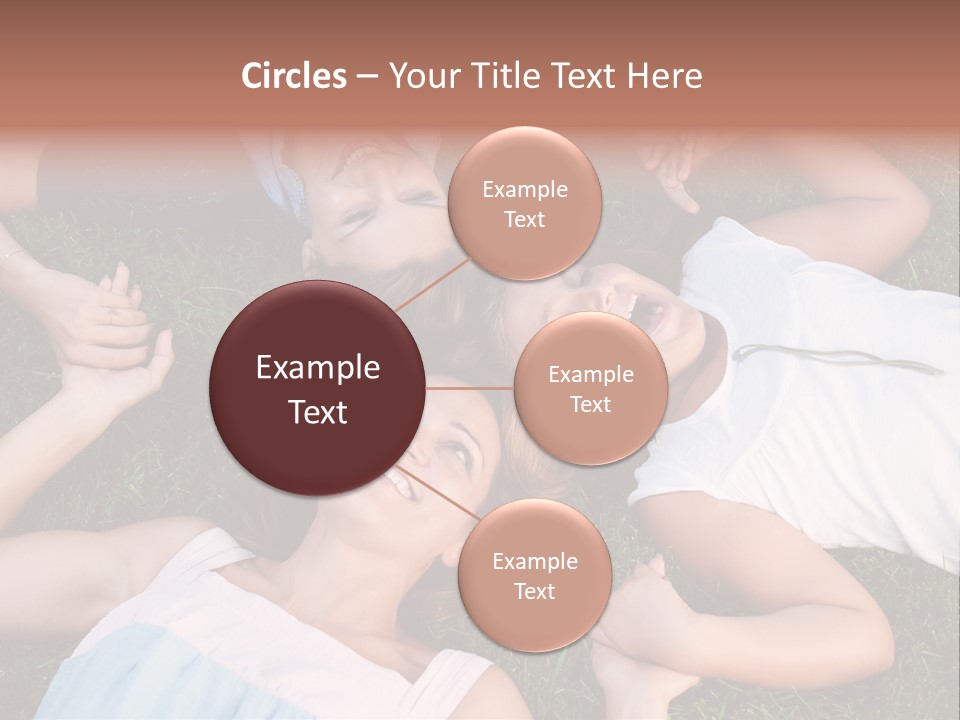 Green Friend Outside PowerPoint Template