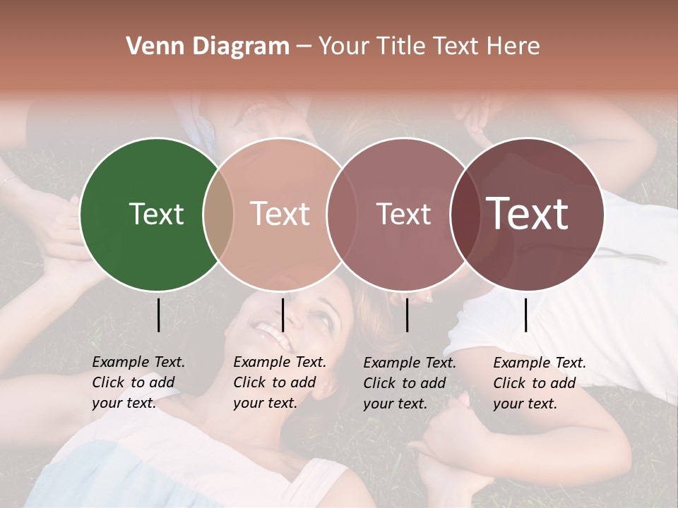 Green Friend Outside PowerPoint Template