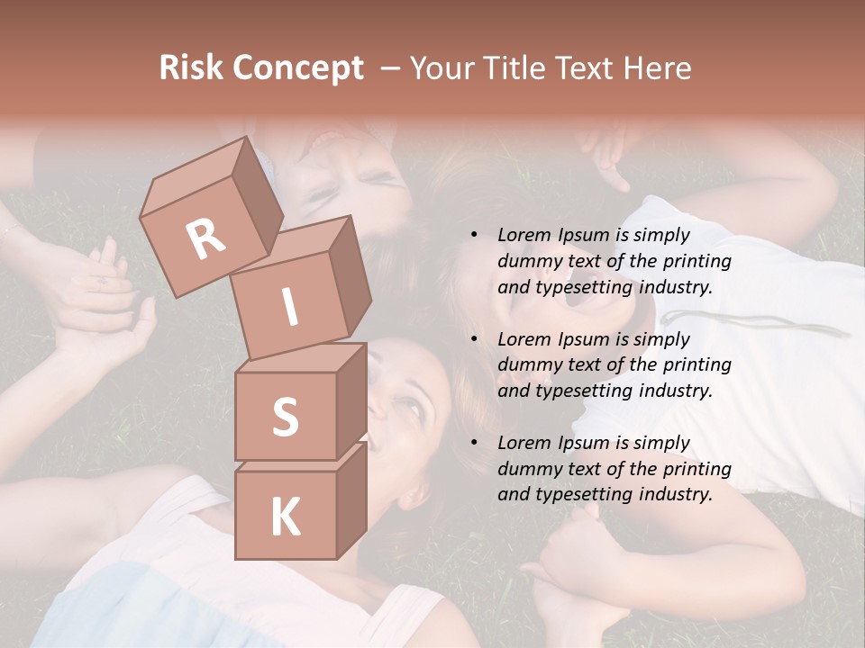 Green Friend Outside PowerPoint Template