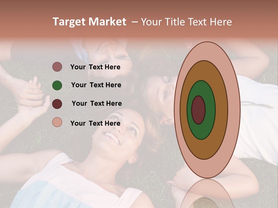 Green Friend Outside PowerPoint Template