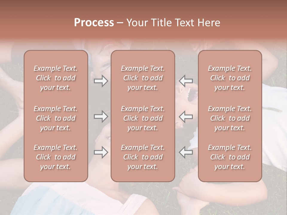 Green Friend Outside PowerPoint Template