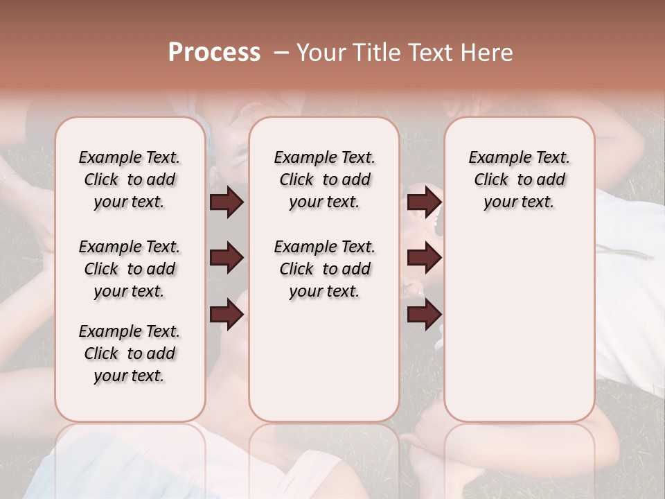 Green Friend Outside PowerPoint Template