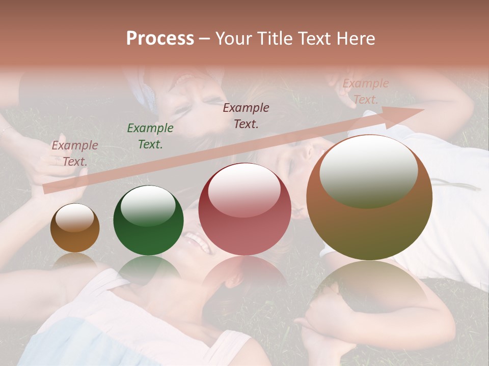 Green Friend Outside PowerPoint Template