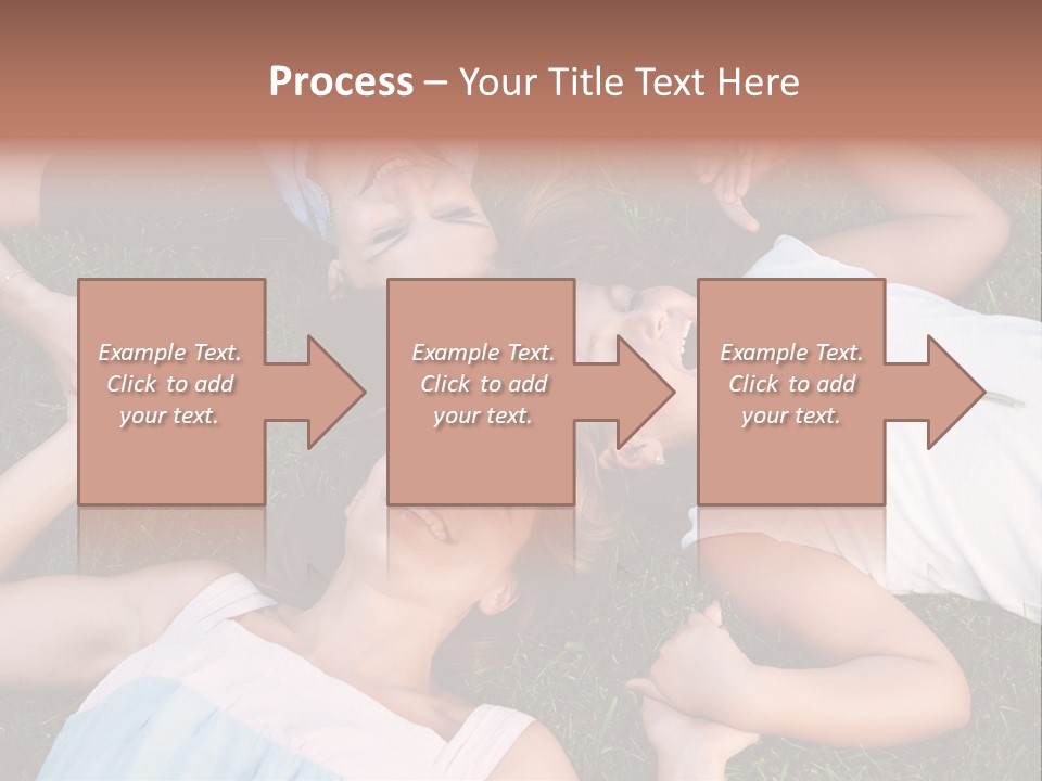 Green Friend Outside PowerPoint Template